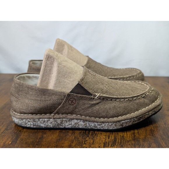 Twisted X Women\'s EcoTWX Slip-On Driving Moccasins Shoes Size 7 Tweed Lt. Brown main image 5